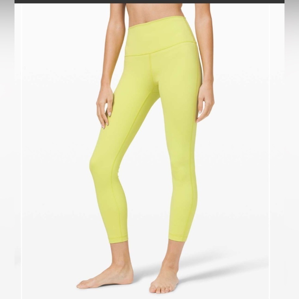 Lululemon Wunder Under High-Rise Tight 28" Luxtreme Lemon Vibe Size 6